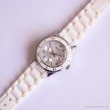 أنيقة خمر Relic مشاهدة للسيدات | White Bezel Wristwatch