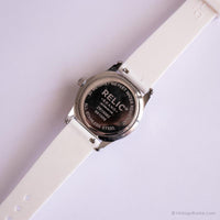 Vintage elegant Relic Uhr für Damen | Weiße Lünette Armbanduhr