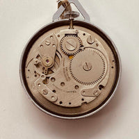 Black Mother of Pearl Webster Swiss Made Pocket Watch for Parts & Repair - NOT WORKING