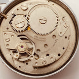 Schwarze Mutter von Perl Webster Schweizer machte Tasche Uhr Für Teile & Reparaturen - nicht funktionieren