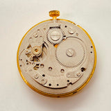 Art Deco Triomphe Floral Swiss Made Pocket reloj Para piezas y reparación, no funciona