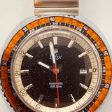 Orologio in stile automatico del subacqueo Felix degli anni '70 per parti e riparazioni - Non funziona