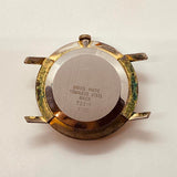 Josmar 17 Juwelen Gold-Tone Swiss gemacht Uhr Für Teile & Reparaturen - nicht funktionieren