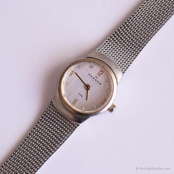 Vintage Skagen Steel Watch for Women | Adjustable Strap Small Watch