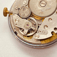 Dial negro de lujo espartano suizo hecho reloj Para piezas y reparación, no funciona