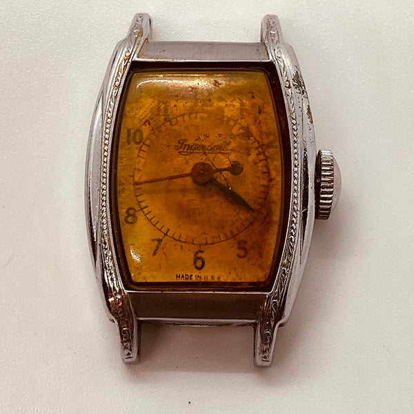 1940 WW2 Ingersoll Militaires des tranchées montre pour les pièces et la réparation - ne fonctionne pas