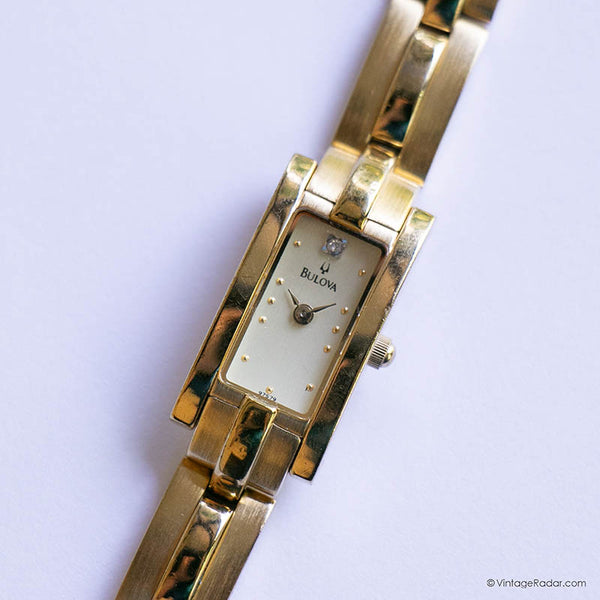 Luxus Bulova Accutron Quarz Uhr | Vintage Gold-Tone-Frauen Uhr