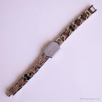 Jahrgang Pulsar Vertikales Zifferblatt Uhr | Japan Quarz zweifarbige Armbanduhr