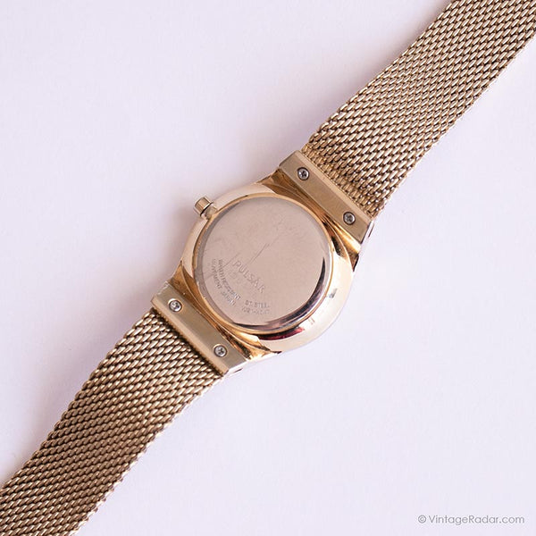 Vintage Pulsar Pearl Dial Watch | Gold-tone Dress Watch for Ladies Vintage Radar Vintage Pulsar Pearl Dial Watch | Gold-tone Dress Watch for Ladies Vintage Radar