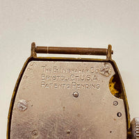 1920s Art déco Ingraham Bristol Trench USA montre pour les pièces et la réparation - ne fonctionne pas