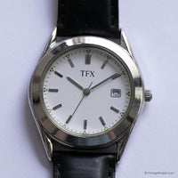 Minimalistisch Bulova Tfx Uhr | Elegant Silberton-Datum Uhr