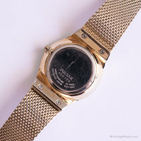 Vintage Pulsar Pearl Dial Watch | Gold-tone Dress Watch for Ladies