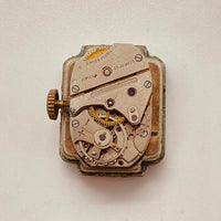1940 art deco morgan 15 joyas suizas reloj Para piezas y reparación, no funciona