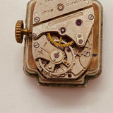 1940 ART DECO Morgan 15 Jewels Swiss montre pour les pièces et la réparation - ne fonctionne pas