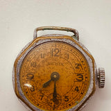 1930S Ultra Rare Renix Trench Swiss montre pour les pièces et la réparation - ne fonctionne pas
