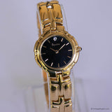 Black Dial Gold-tone Bulova Women's Watch | Vintage Bulova Watches