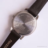 Dial negro vintage Pulsar reloj | Fecha informal reloj para mujeres