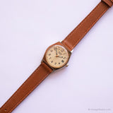 Vintage Pulsar Date Watch for Her | Japan Quartz Gold-tone Watch