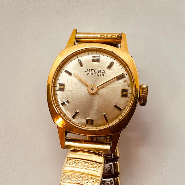 Buy 1960's German Bracelet Women's Watch BIFORA , Vintage Wind up  Mechanical Women's Watch Online in India - Etsy