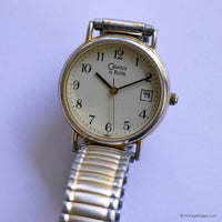 Zweifarbig Caravelle von Bulova Uhr | Bester Preis Vintage Damen Uhr