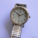 Zweifarbig Caravelle von Bulova Uhr | Bester Preis Vintage Damen Uhr