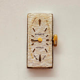 1950s Everite Swiss Made 17 Jewels Art Deco Watch for Parts & Repair - NOT WORKING