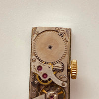 1950er Jahre Everite Swiss machte 17 Juwelen Art Deco Uhr Für Teile & Reparaturen - nicht funktionieren