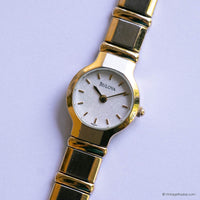 Vintage Two-tone Bulova Ladies Watch | Dainty Dress Watch for Her