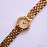 Jahrgang Seiko V701-1781 R1 Uhr | Goldtonarmband Uhr für Sie