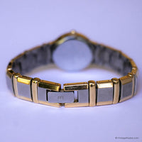 Vintage Two-tone Bulova Ladies Watch | Dainty Dress Watch for Her