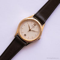 Ancien Seiko 3Y02-0020 R0 montre | Date de quartz au Japon montre Pour dames