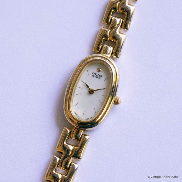Vergoldet Citizen 5421 F42724 Uhr | Winziges Kleid Uhr Für Frauen