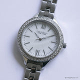 Japan Quarz Silber-Ton Bulova Uhr | Caravelle 43L165 New York Uhr