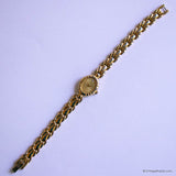 Vintage Dainty Bulova Watch for Ladies | Gold-tone Oval Wristwatch