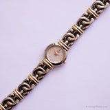 Vintage dos tonos Citizen 5920-964321 reloj | Acero inoxidable de marca reloj para ella