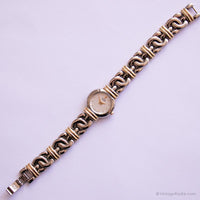 Vintage dos tonos Citizen 5920-964321 reloj | Acero inoxidable de marca reloj para ella