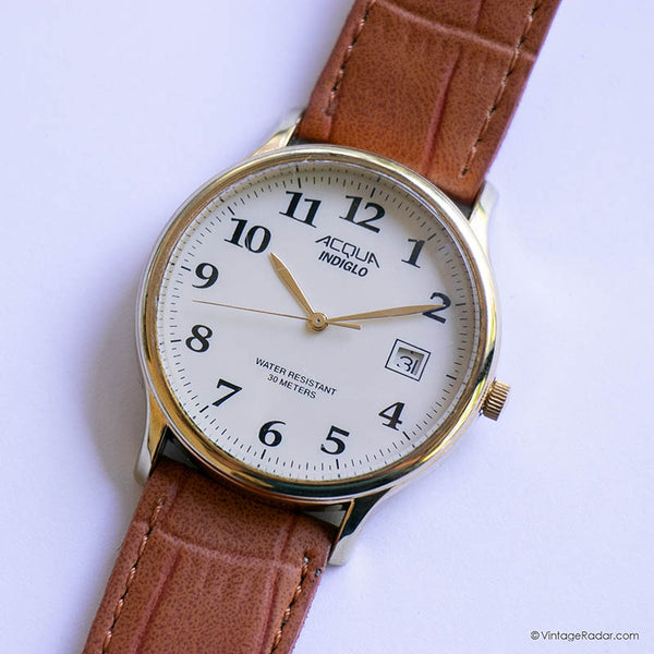 Acqua vintage par Timex Or montre | Mesdames et gents Timex montre