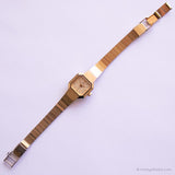 Vintage Rechteck Citizen 3220-321634 Yo Uhr für Damen | Japan Quarz winzig Uhr