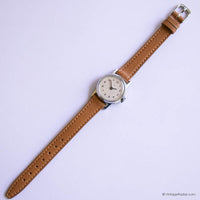 RARE 1980s Timex Mechanical Ladies Watch | Dainty Silver-tone Watch