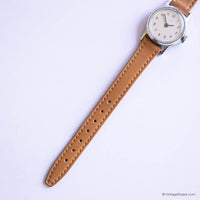 RARE 1980s Timex Mechanical Ladies Watch | Dainty Silver-tone Watch