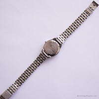 Oficina Vintage Q & Q reloj para mujeres | Análogo de dial redondo reloj