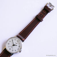 Classic Vintage White-Dial Timex Mechanical Watch for Women
