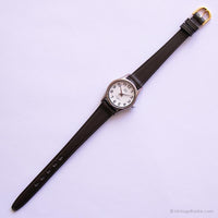 Vintage Q&Q Quartz Watch for Ladies | Affordable Silver-tone Watch