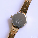 Gold-tone Mechanical Ladies Timex Watch | Vintage Timex Dress Watch - Vintage Radar