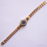 Vintage Gold-Ton Caravelle Uhr für Damen | Bulova Quarz Uhr