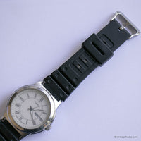 Vintage Silver-tone Timex Watch for Men | 40mm Large Timex Date Watch - Vintage Radar
