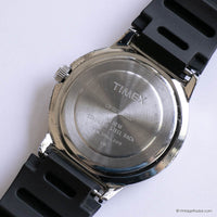 Vintage Silver-tone Timex Watch for Men | 40mm Large Timex Date Watch - Vintage Radar
