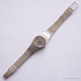 Rado Quartz vintage montre Pour elle | Date de bracelet à tons d'argent montre