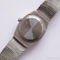 Rado Quartz vintage montre Pour elle | Date de bracelet à tons d'argent montre