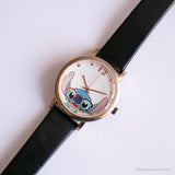 Lilo y puntada vintage reloj por Disney | Oro rosa dial grande reloj